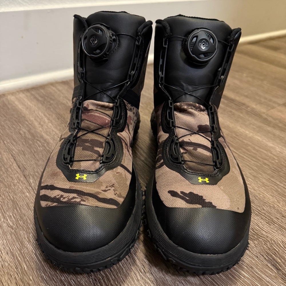 Under Armour  Reaper Barren Camo Hunting Fat Tire BOA GORE-TEX Men Boots Size 12